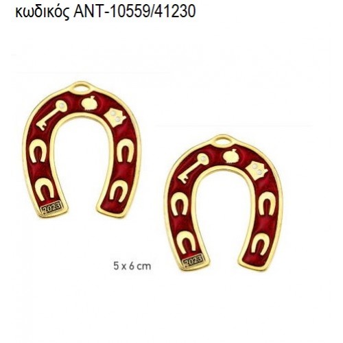 ΠΕΤΑΛΟ ΜΕ ΣΧΕΔΙΑ ΚΟΚΚΙΝΟ ΣΜΑΛΤΟ ΕΠΙΧΡΥΣΟ accessories ΑΝΤ-10559/41230