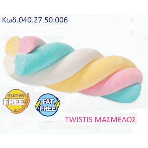 MARSHMALLOW TWISTIS ΠΟΛΥΧΡΩΜΟ 1KG ΚΩΔ.0402750006