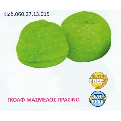 MARSHMALLOW GOLF BALLS ΧΡΩΜΑ ΠΡΑΣΙΝΟ 900γρ ΚΩΔ.0602713015