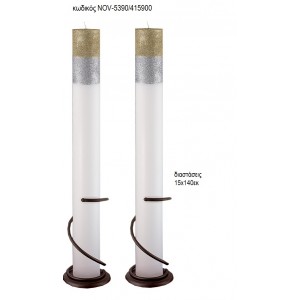 ΛΑΜΠΑΔΑ ΓΑΜΟΥ ΚΟΥΦΙΟ ΚΕΡΙ ΜΕ ΓΚΛΙΤΕΡ ΧΡΥΣΟ ΑΣΗΜΙ NOV-ΚΟΥΦΙΟ ΚΕΡΙ ΜΕ ΓΚΛΙΤΕΡ ΧΡΥΣΟ ΑΣΗΜΙ 5390/415900
