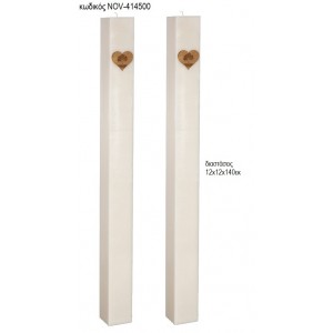 ΛΑΜΠΑΔΑ ΓΑΜΟΥ ΛΕΥΚΟ ΚΟΥΦΙΟ ΚΕΡΙ ΜΕ ΞΥΛΙΝΗ ΚΑΡΔΙΑ NOV-ΚΟΥΦΙΟ ΚΕΡΙ/414500