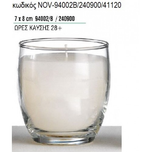 ΚΕΡΙ ΣΕ ΓΥΑΛΙΝΟ ΠΟΤΗΡΙ 7x8ΕΚ NOV-94002Β/240900/41120