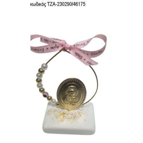 ΠΑΝΑΓΙΤΣΑ ΕΠΙΧΡΥΣΗ ΣΕ ΚΥΚΛΟ ΠΑΝΩ ΣΕ ΜΑΡΜΑΡΟ ΤΖΑ-230290/46175