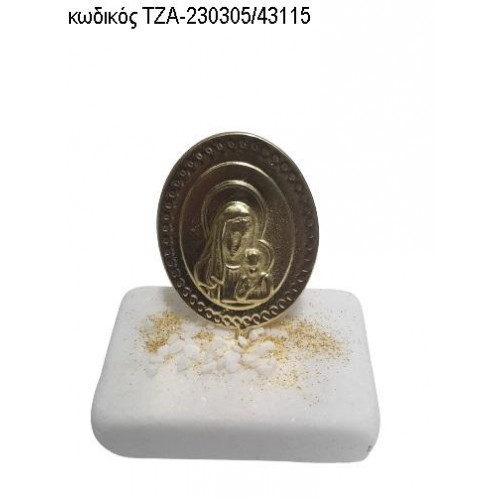 ΠΑΝΑΓΙΤΣΑ ΕΠΙΧΡΥΣΗ ΠΑΝΩ ΣΕ ΜΑΡΜΑΡΟ ΤΖΑ-230305/43115