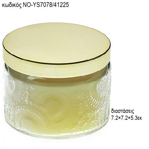 ΓΥΑΛΙΝΟ ΒΑΖΑΚΙ ΑΝΑΓΛΥΦΟ ΜΕ ΚΕΡΙ ΑΡΩΜΑΤΙΚΟ ΝΟ-YS7078/41225