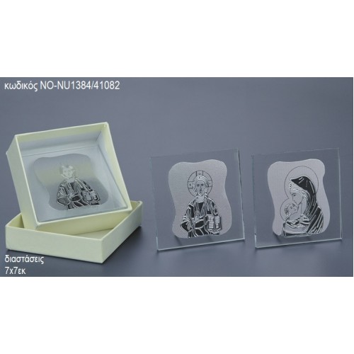 ΕΙΚΟΝΑ ΓΥΑΛΙΝΗ ΤΕΤΡΑΓΩΝΗ ΝΟ-NU1384/41082