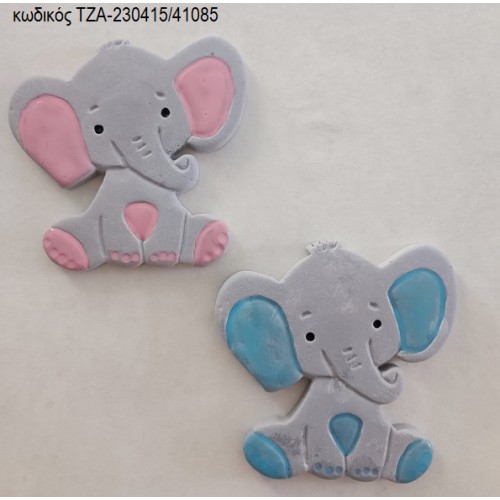 ΕΛΕΦΑΝΤΑΚΙ ΓΑΛΑΖΙΟ ΡΟΖ ΚΕΡΑΜΙΚΟ ΜΑΓΝΗΤΑΚΙ ΤΖΑ-230415/41085