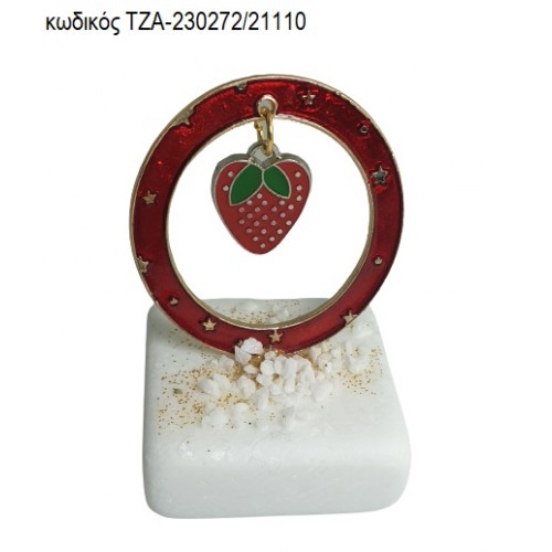 ΦΡΑΟΥΛΑ ΣΕ ΚΥΚΛΟ ΑΠΟ ΚΟΚΚΙΝΟ ΣΜΑΛΤΟ ΠΑΝΩ ΣΕ ΜΑΡΜΑΡΟ ΤΖΑ-230272/21110