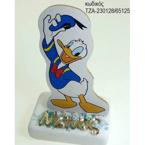 ΝΤΟΝΑΛΝΤ DONALD ΞΥΛΙΝΟ ΚΟΠΤΙΚΟ ΚΑΙ ΟΝΟΜΑ ΧΡΥΣΟ ΠΛΕΞΙΓΚΛΑΣ ΠΑΝΩ ΣΕ ΜΑΡΜΑΡΟ  ΤΖΑ-230128/65125