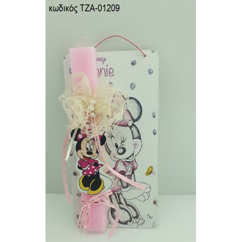 ΜΙΝΥ MINNIE ΞΥΛΙΝΟ ΠΑΣΧΑΛΙΝΗ ΛΑΜΠΑΔΑ ΣΕ ΞΥΛΙΝΗ ΠΛΑΤΗ ΜΕ ΣΧΕΔΙΟ ΜΙΝΥ MINNIE ΤΖΑ-01209/41450